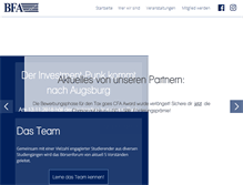 Tablet Screenshot of boersenforum-augsburg.de